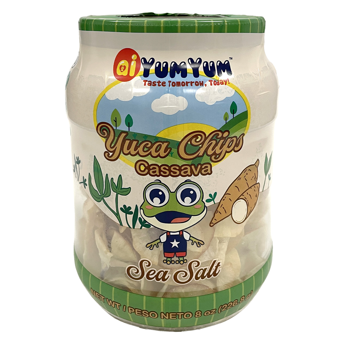 aiYumYum Yuca Chips Salted - 8 OZ/Jar X 36 Jars/shipper