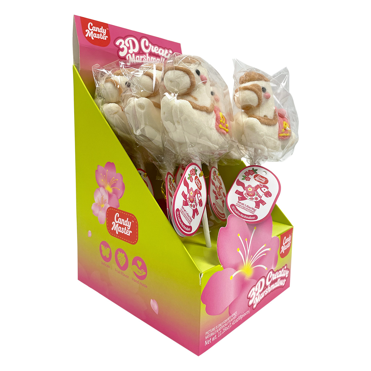 Candy Master 3D Creative Marshmallows Pony Series 1.1 oz x 8 bundles x 12