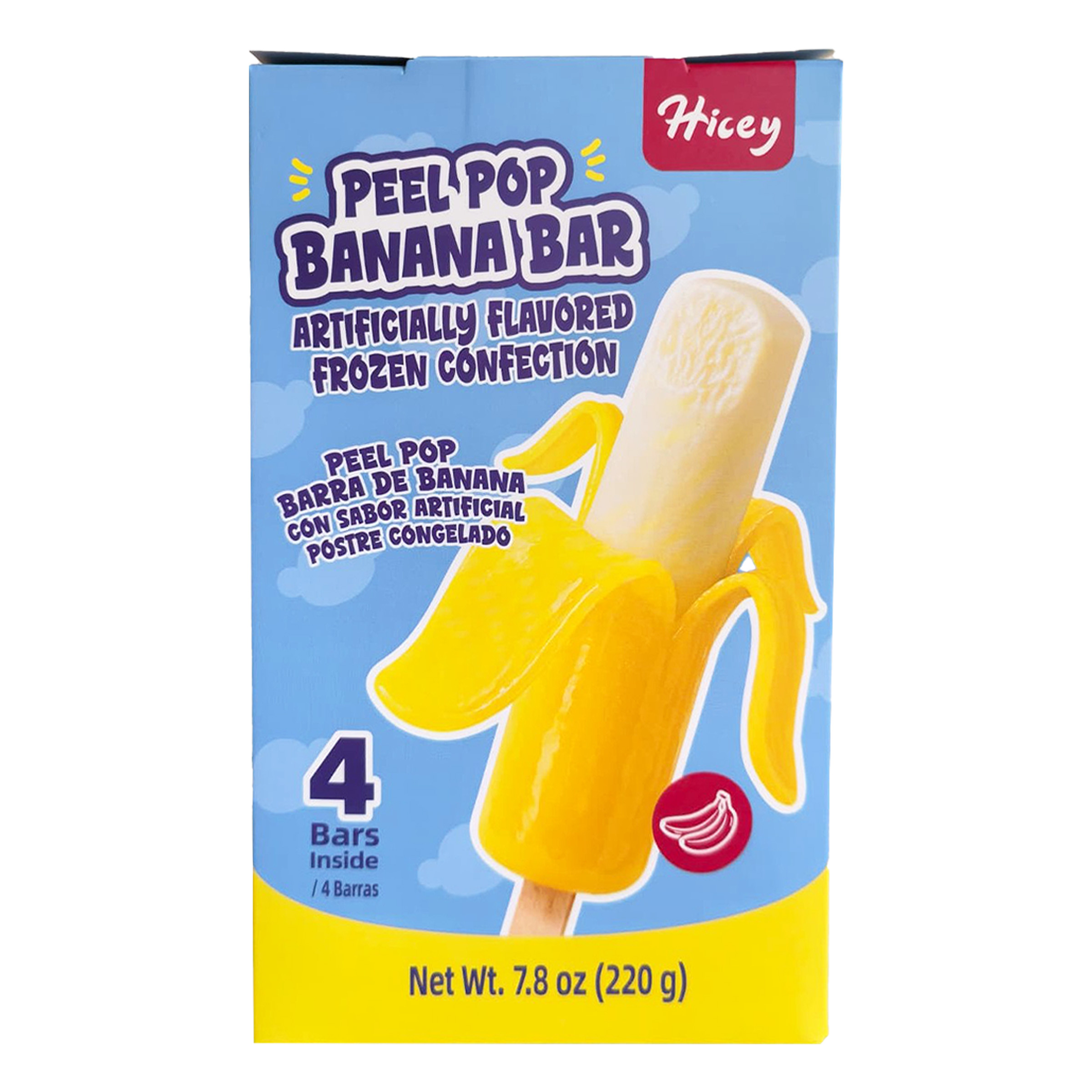 Hicey Peel Pop Banana Bar