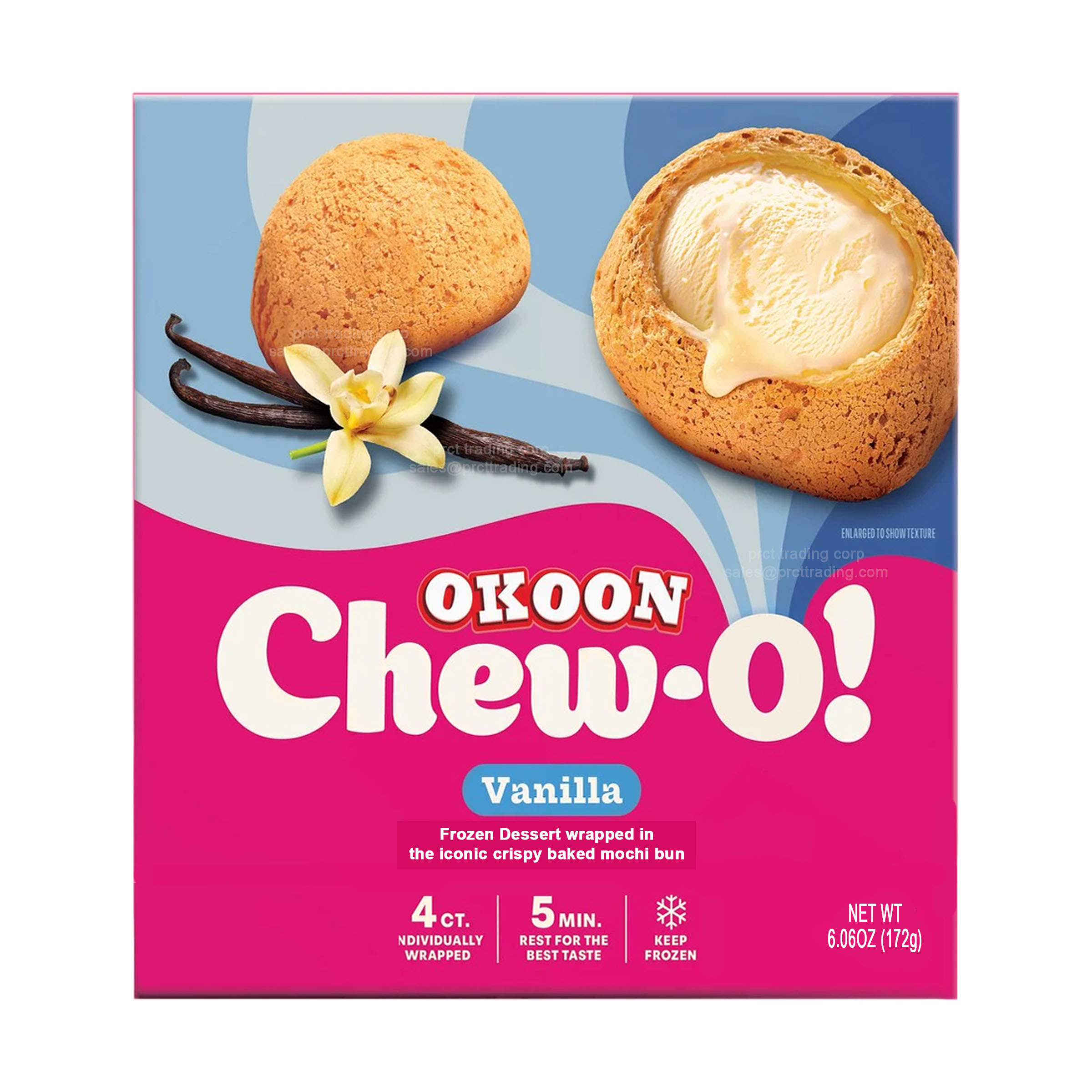 Okoon - Chew-O! Mochi Frozen Dessert (Vanilla Flavor)