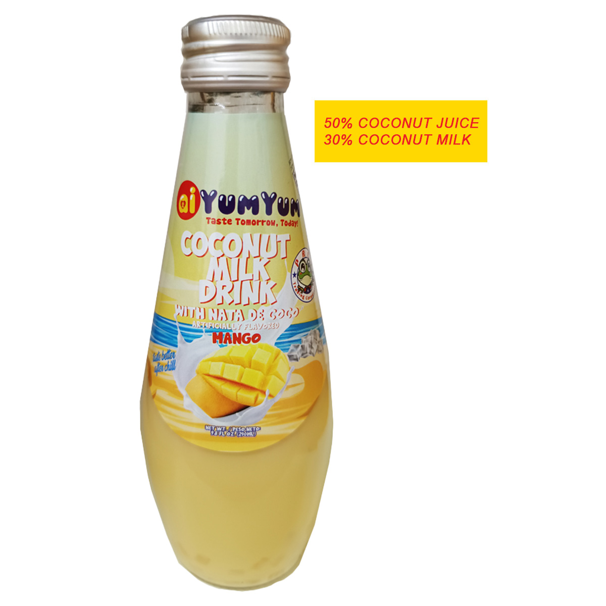 aiYumYum Coconut Milk with Nata De Coco - Mango