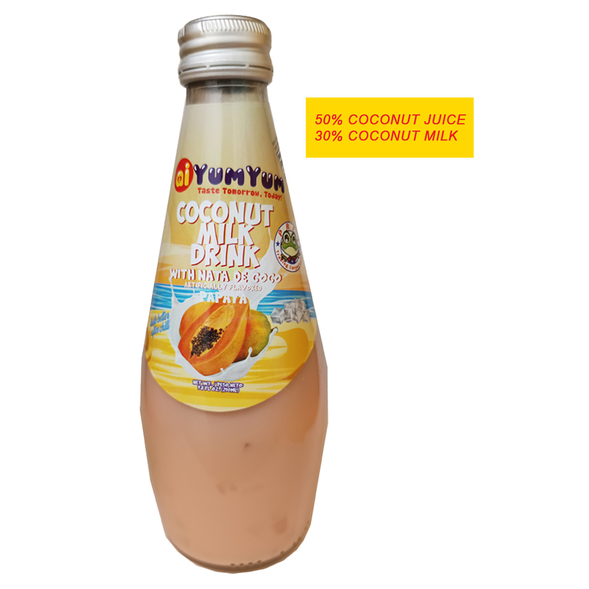 aiYumYum Coconut Milk with Nata De Coco - Papaya