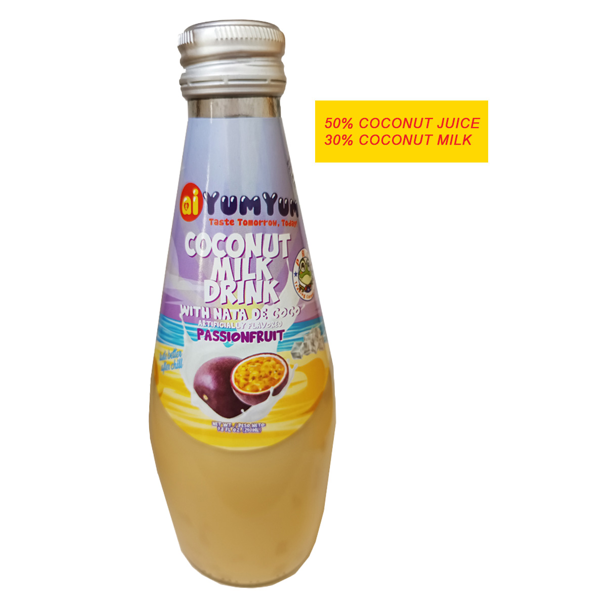 aiYumYum Coconut Milk with Nata De Coco - Passionfruit