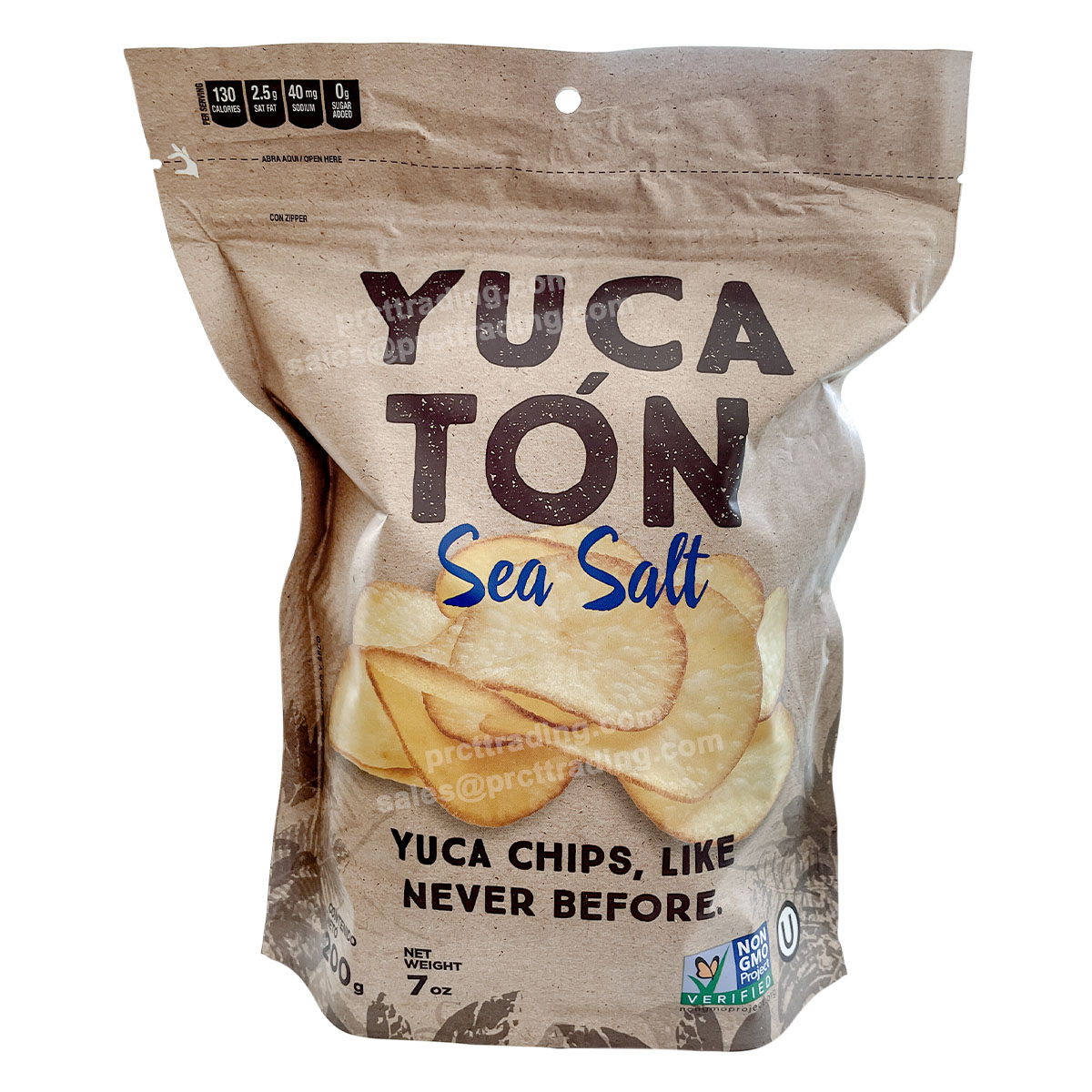Chifleton Yuca Ton Sea Salt, SHIPPER 7 oz x 28 Bags X 3 Layers