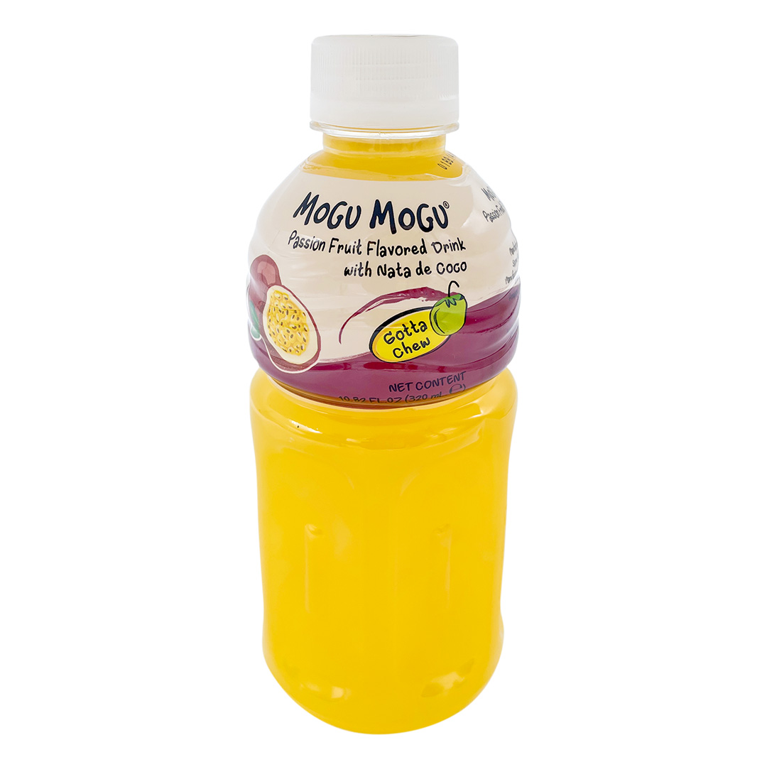 MoGu Mogu Passion Fruit Flavored with Nata de Coco 24 X 320 ml