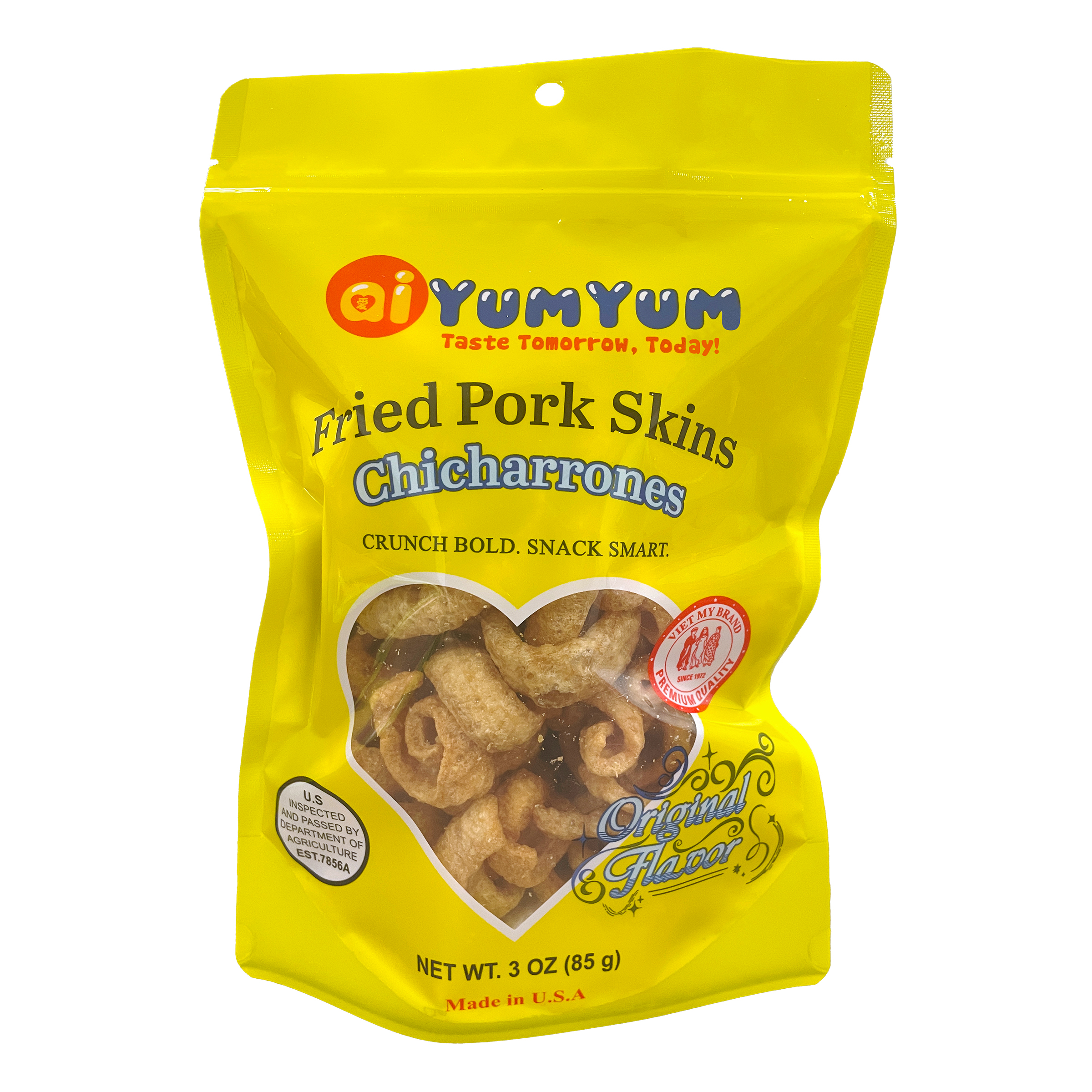 Ai YumYum Fried Pork Skins 3 oz x 24 bags