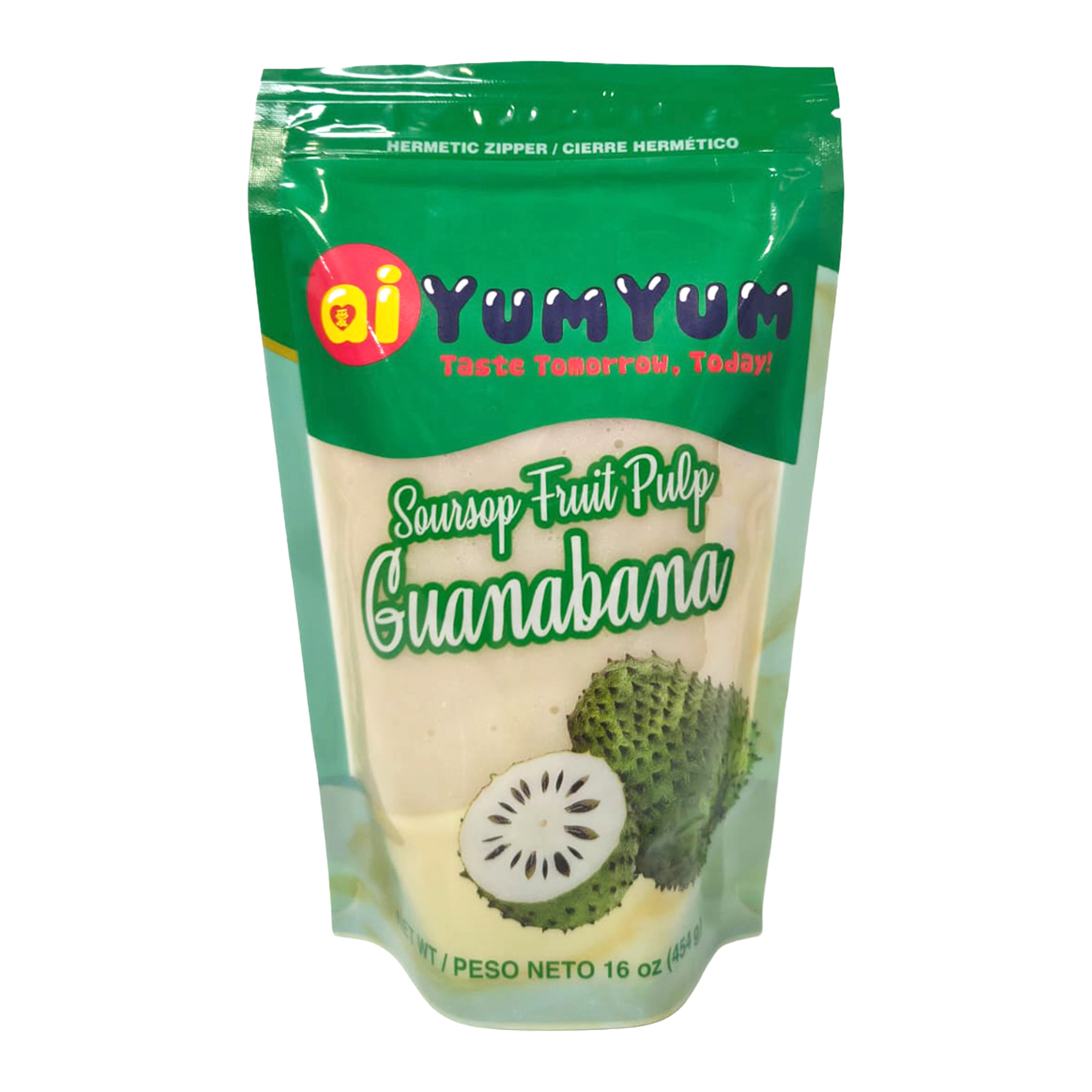 aiYumYum - Pulpa de Guanabana (Soursop Fruit Pulp) 16 oz x 12