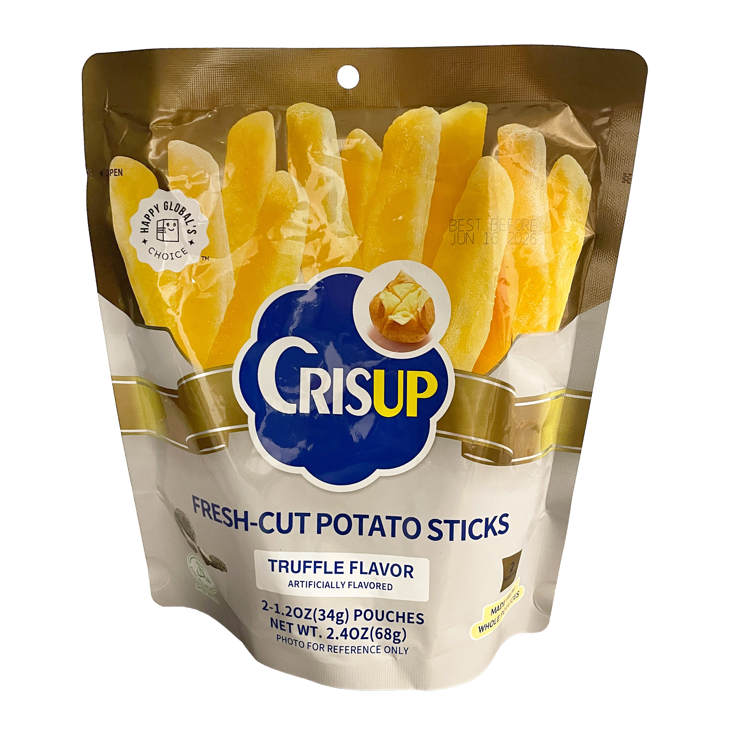 Crisup Fresh-Cut Potato Sticks Truffle Flavor