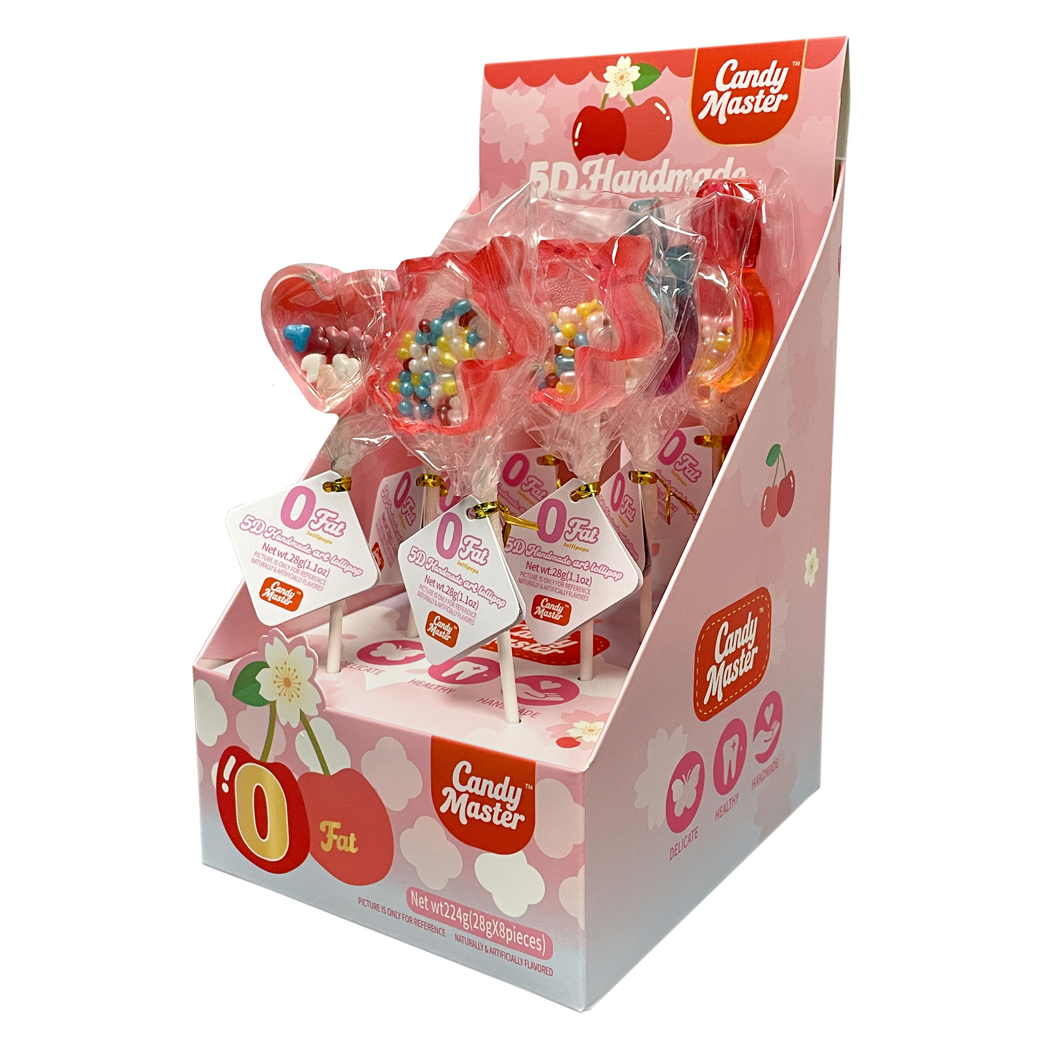 Me Candy 5D Art Lollipops Lover Series 1.1 oz x 8 pcs x 12