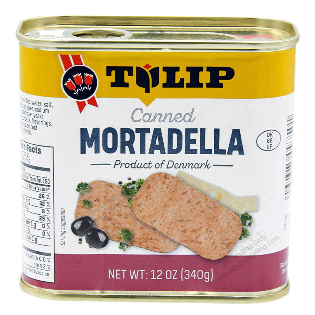 Tulip Canned Mortadella, 24 x 12 oz, UPC: 062385097501