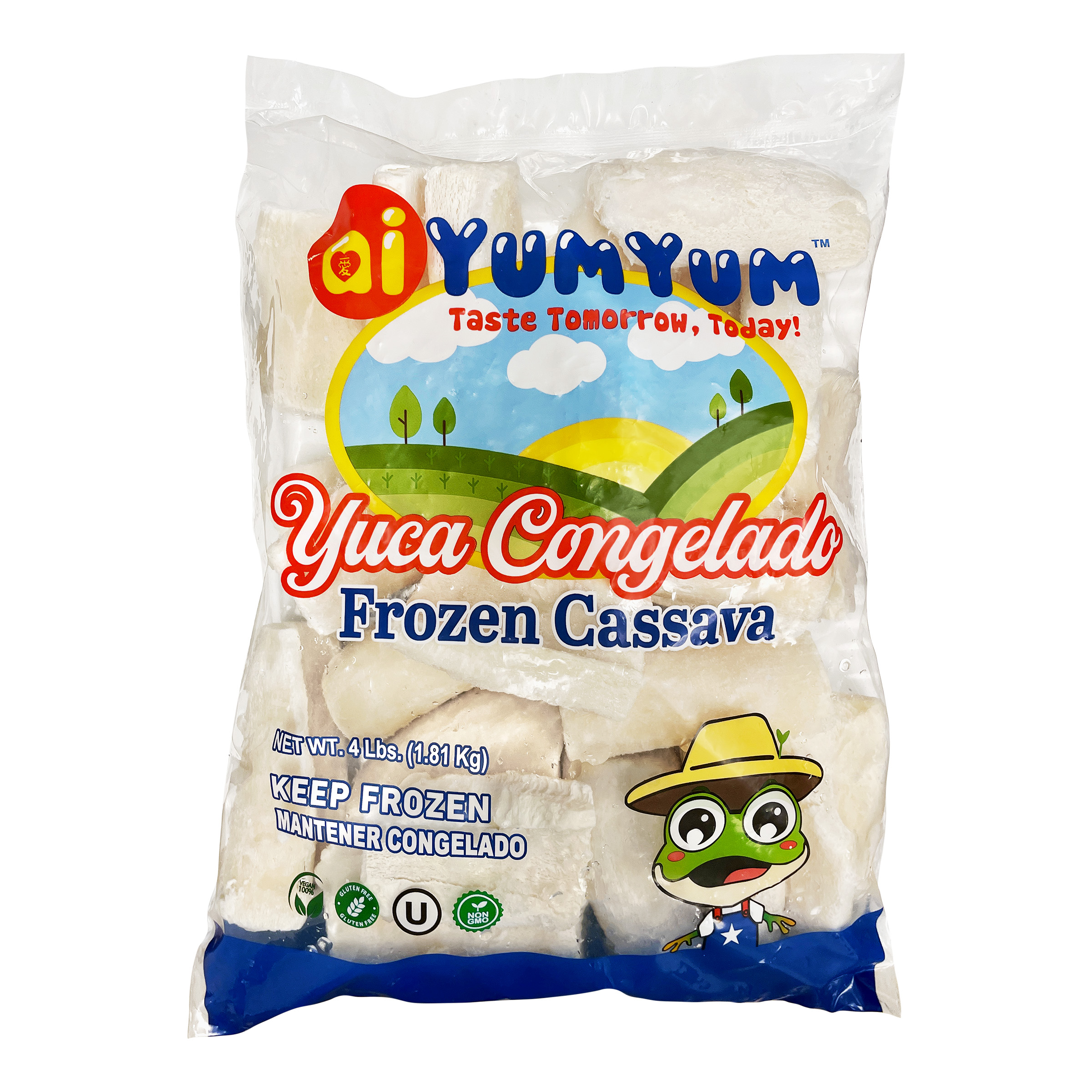 aiYumYum Yuca / Cassava 4 LBs X 8 Bags