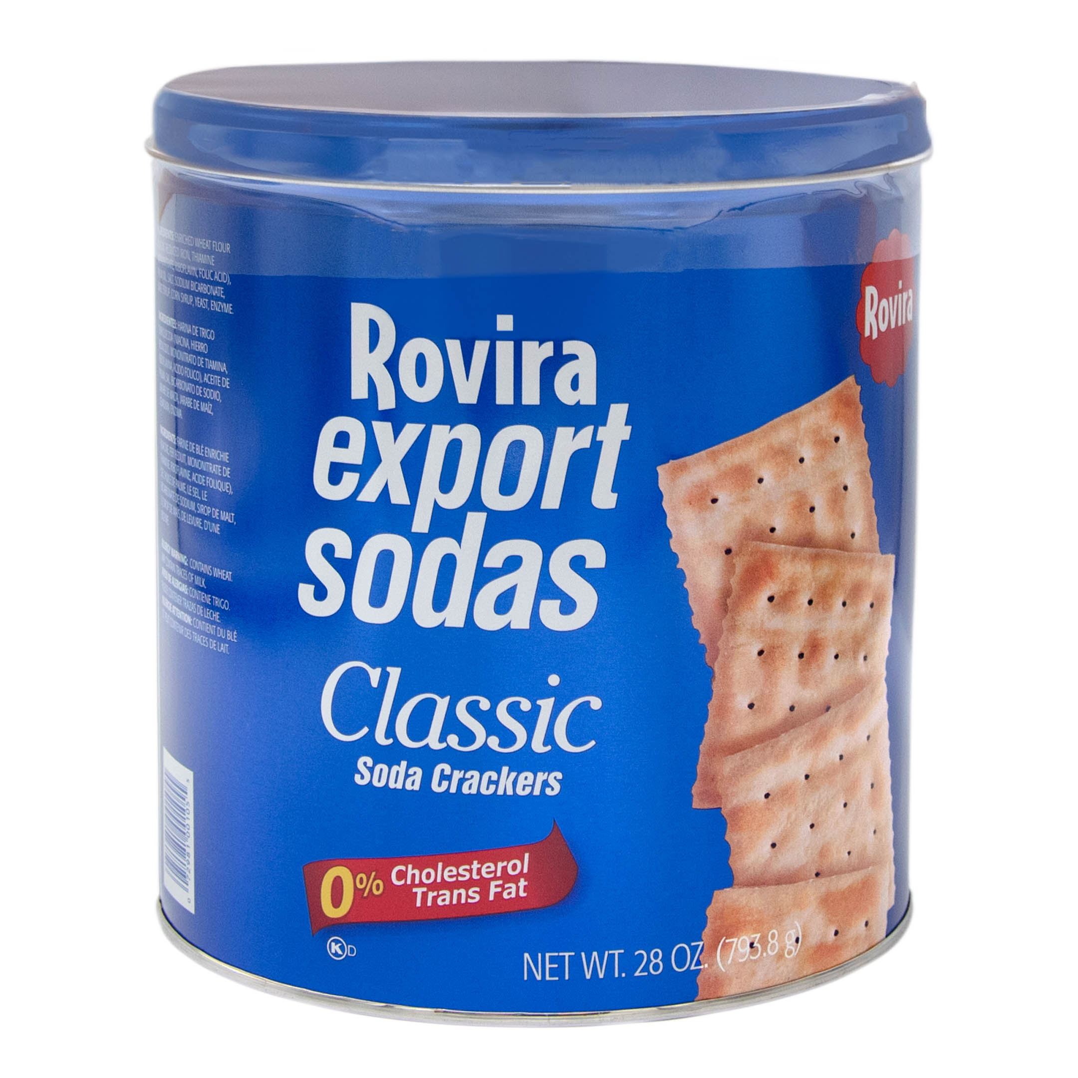 Rovira Cracker Export Soda Lata (Tin Can)