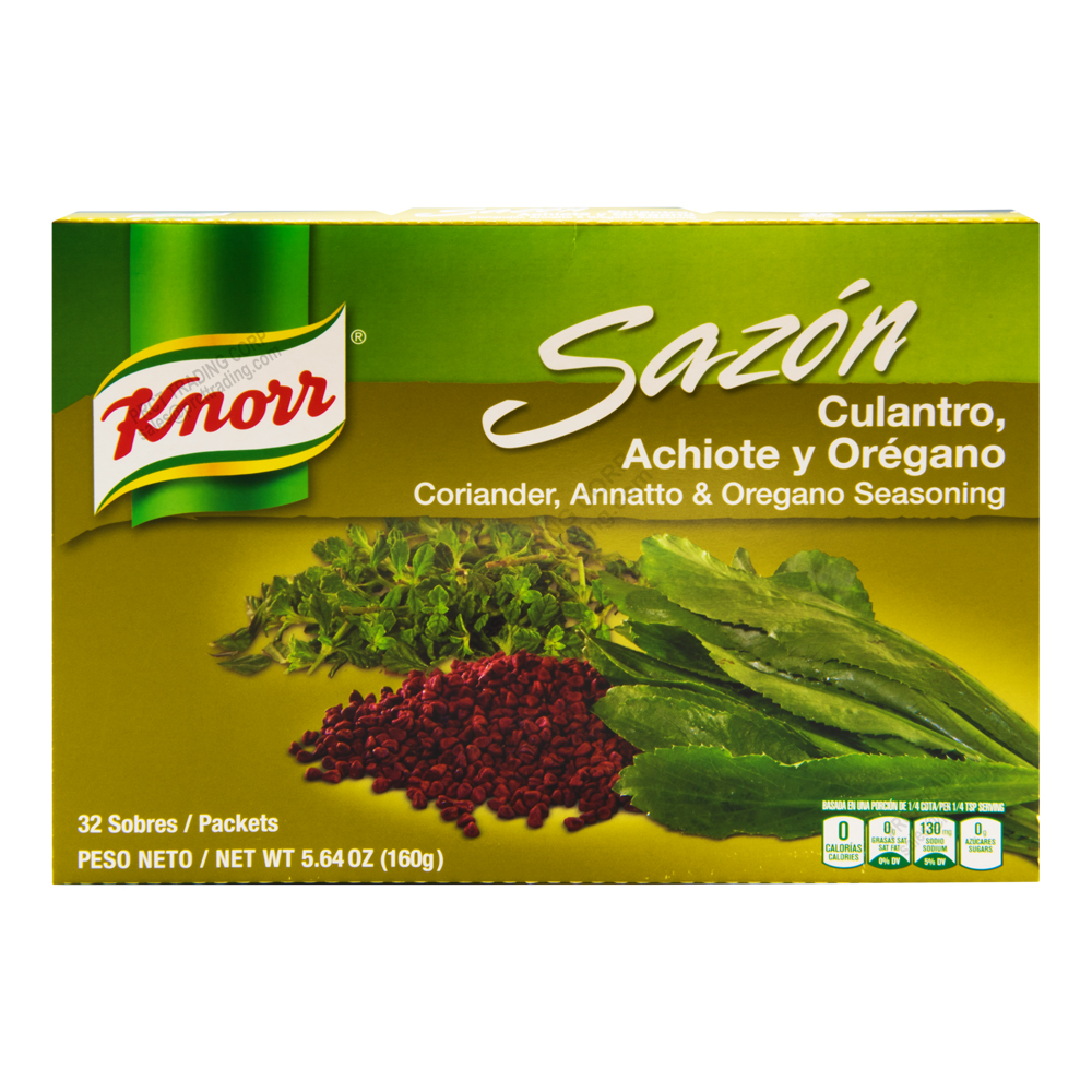 (GREEN / BIG) KNORR SAZ DRY CULANTRO/ACHIOTE/OREGANO, 15/32