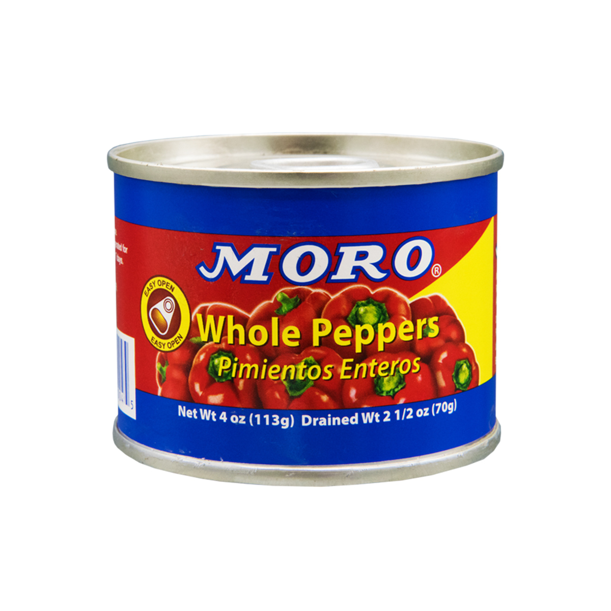 Moro Pimientos Enteros / Whole Red pepper , 48/4 OZ