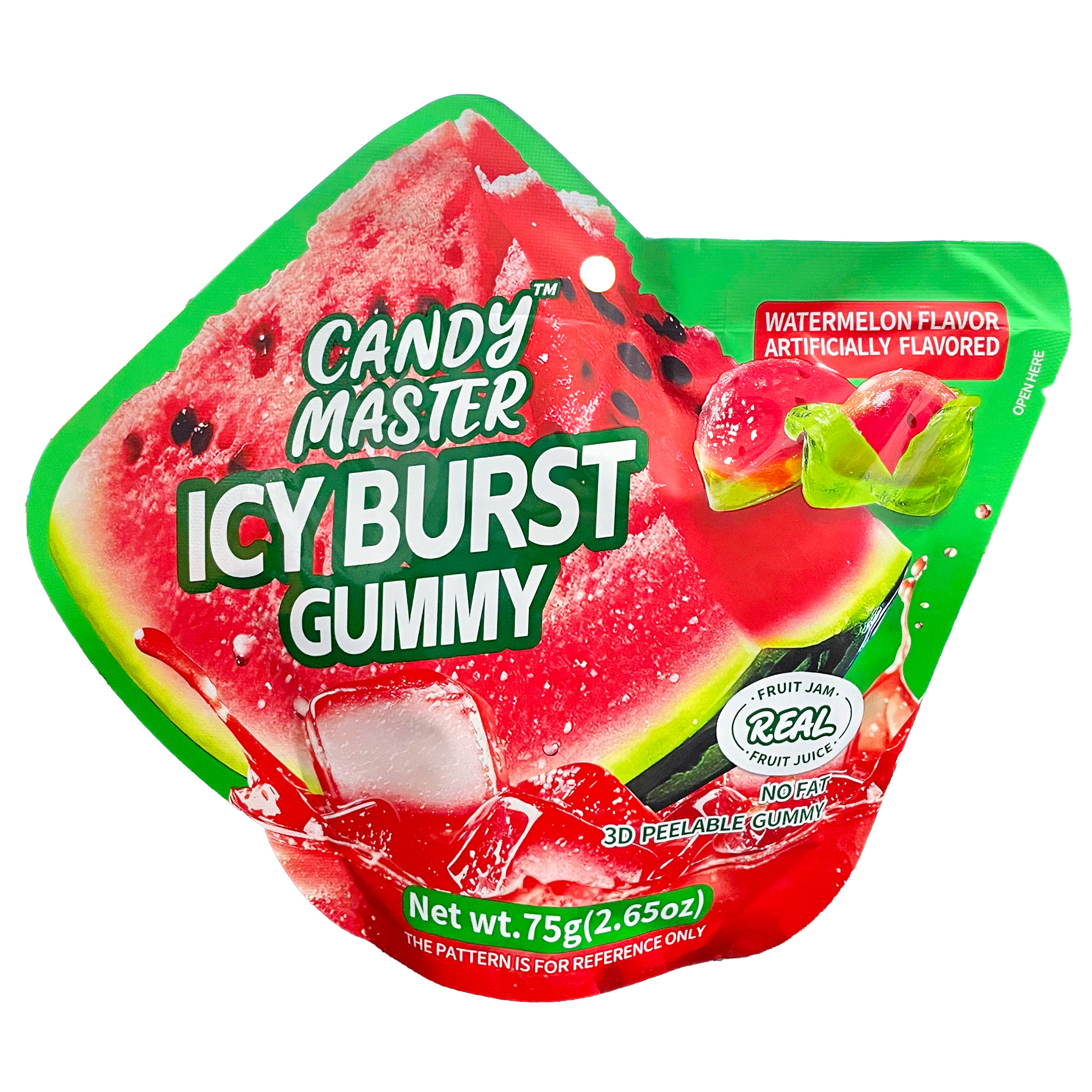 Candy Master Icy Burst Gummy Watermelon -3D 75 g x 24bgs