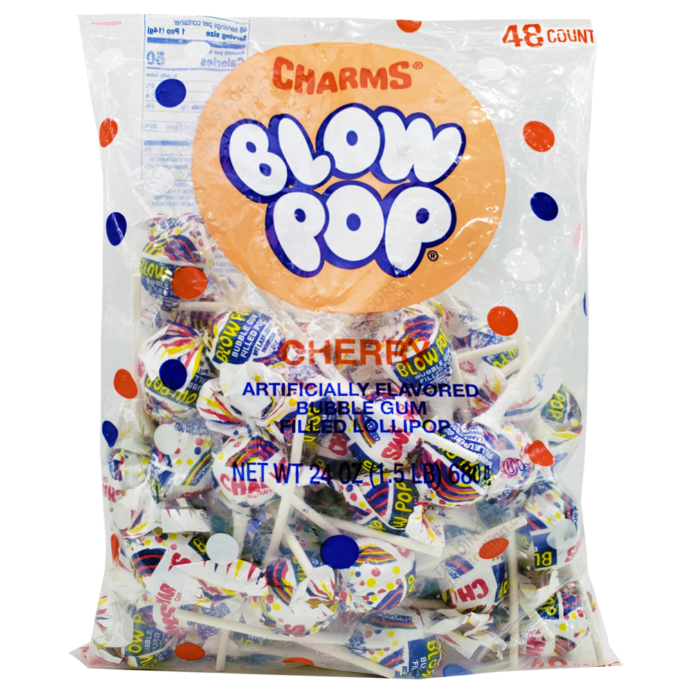 Cherry Blow pop 48 CT x 12 bags, UPC, 014200044207