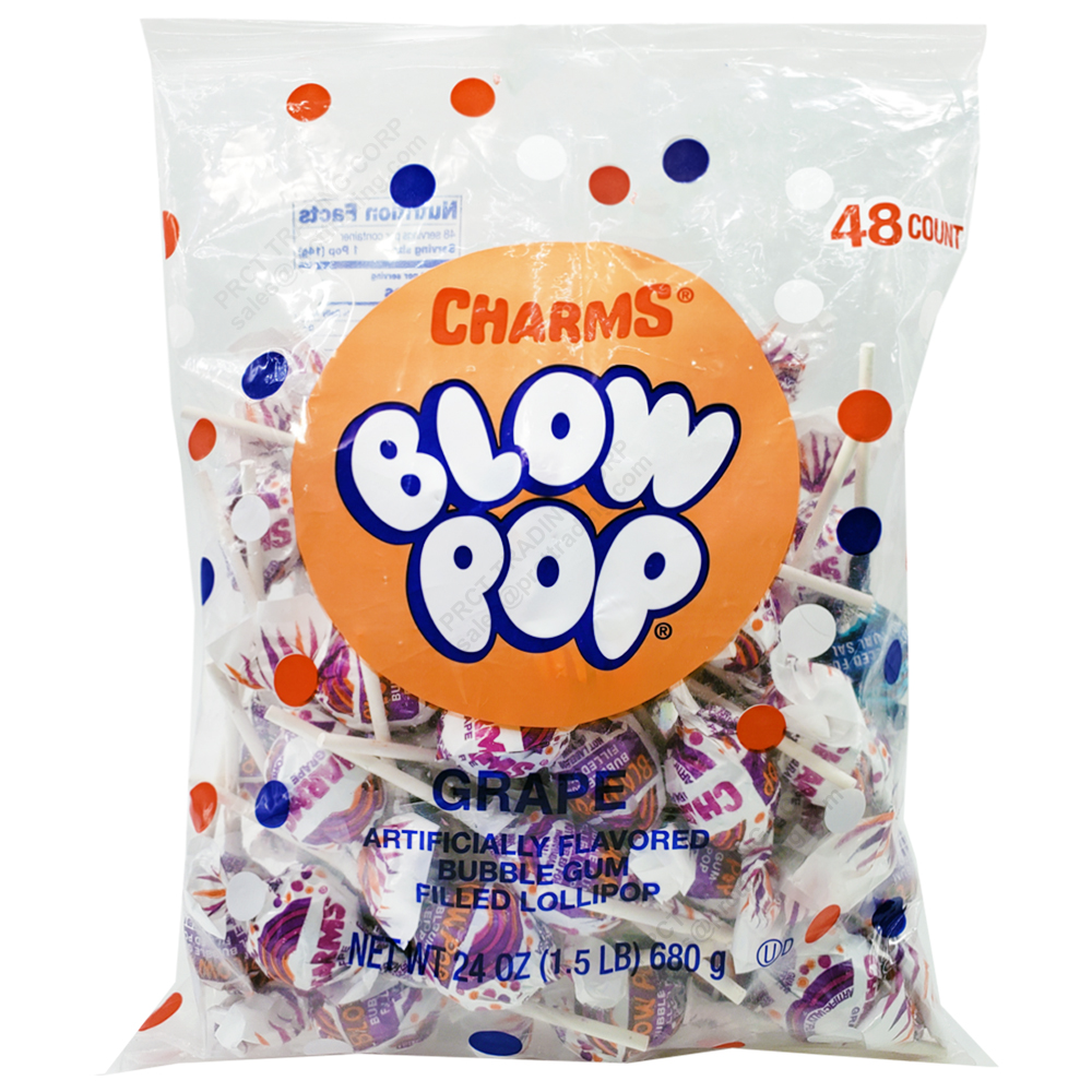 Grape Blow Pop  48 CT x 12 bags, UPC, 014200044214