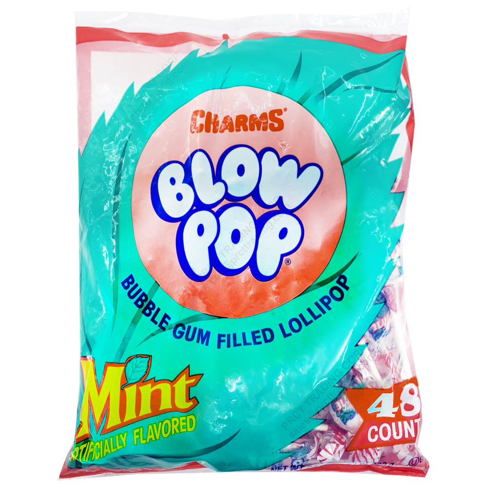 Mint Blow Pop  48 CT x 12 bags, UPC, 014200044245