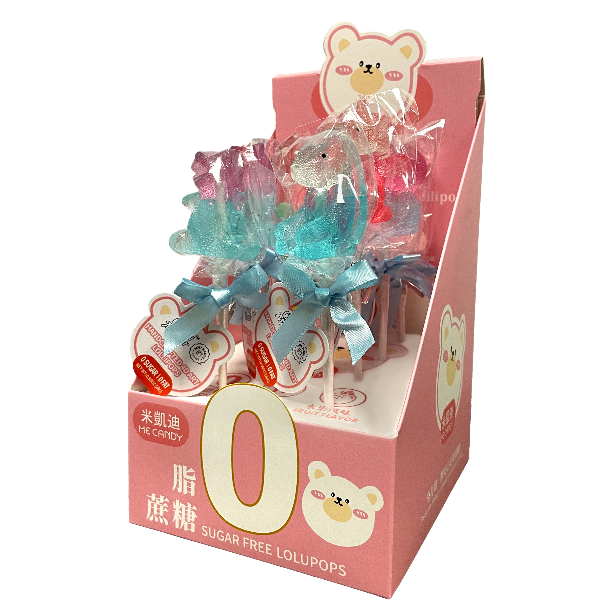Handcrafted 4D Art Lollipops - Animals