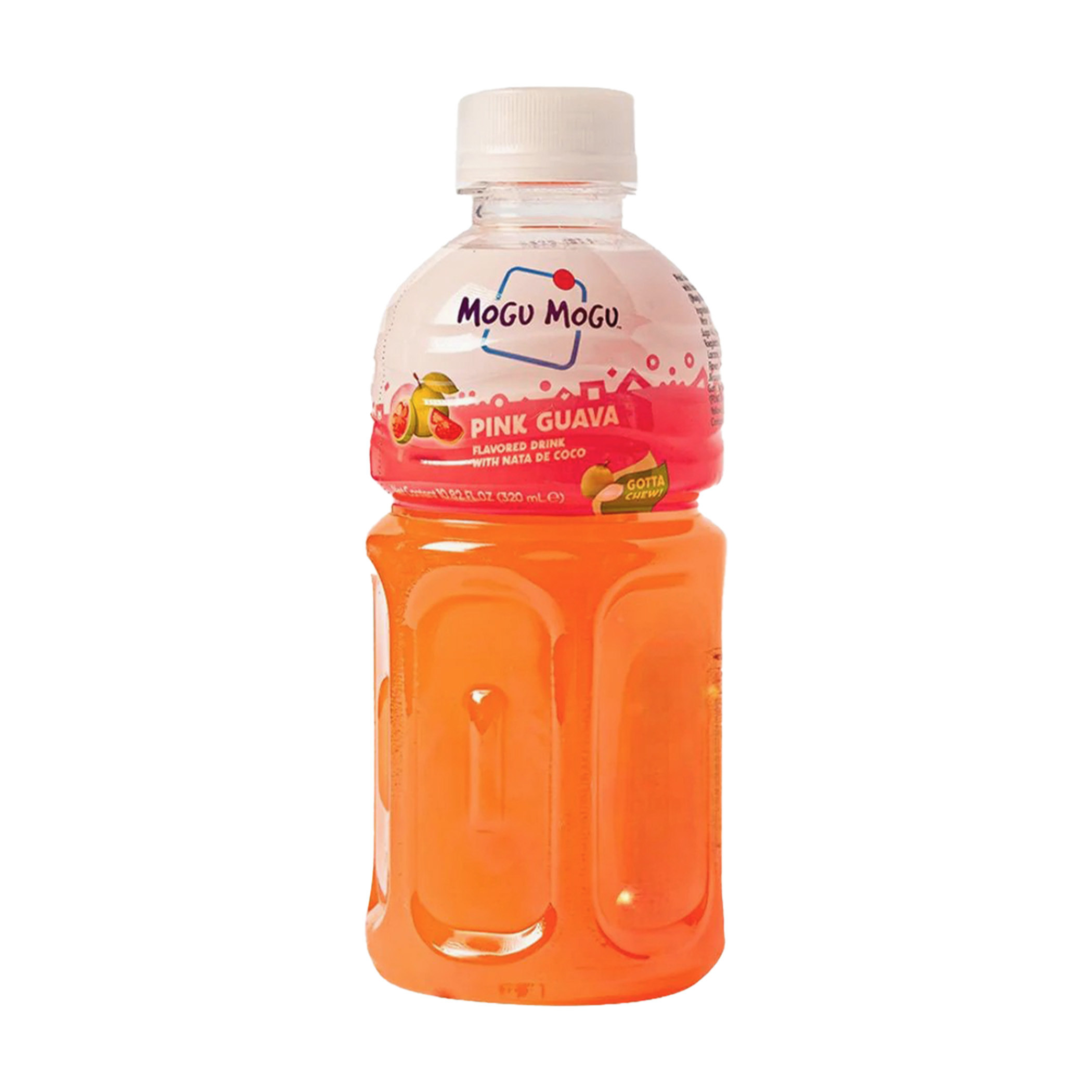 MoGu Mogu Pink Guava Flavored Drink with Nata de Coco 24 X 320 ml