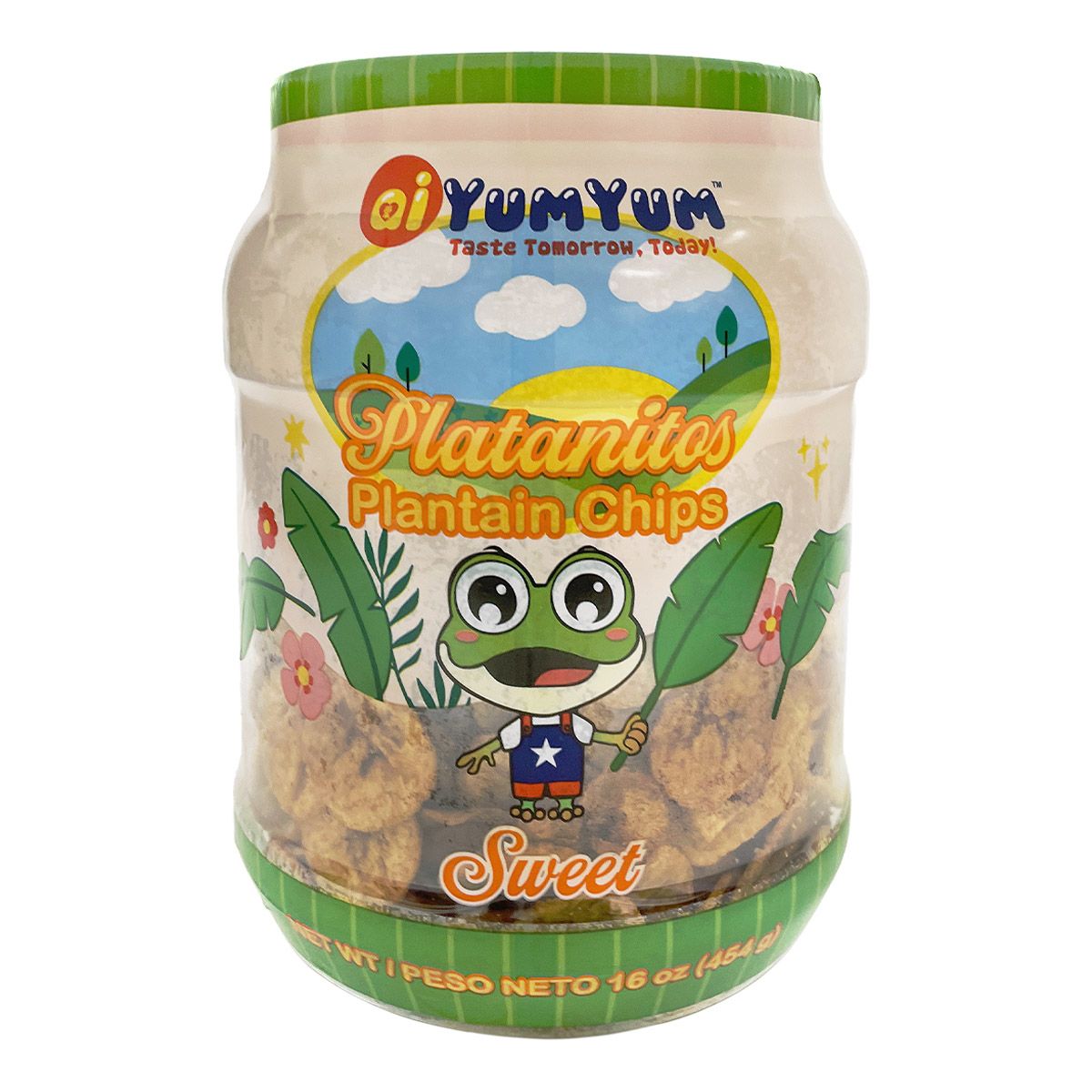 aiYumYum Plantain Chips Sweet - 16 OZ/Jar X 36 Jars/Shipper