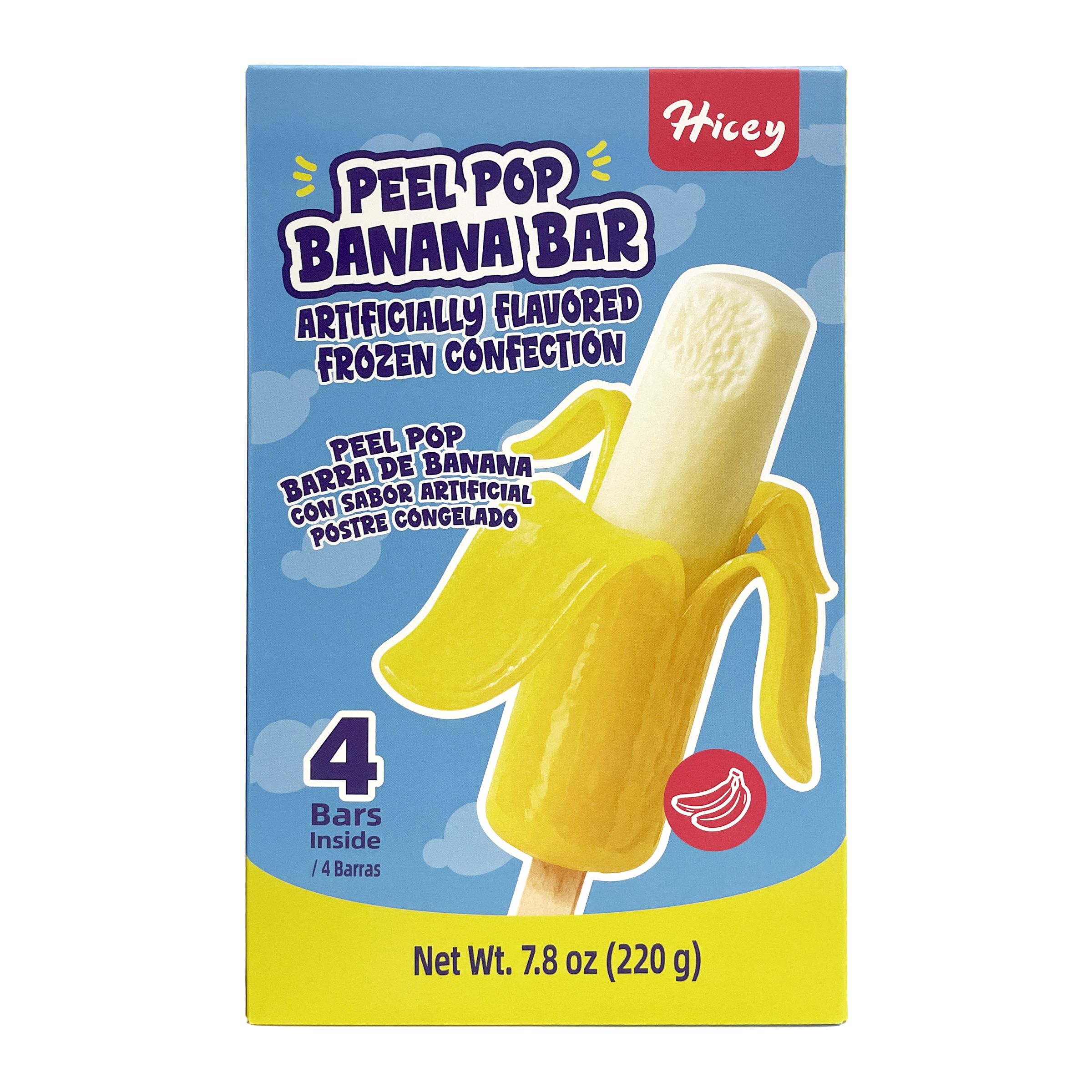 Hicey Peel Pop Banana Bar