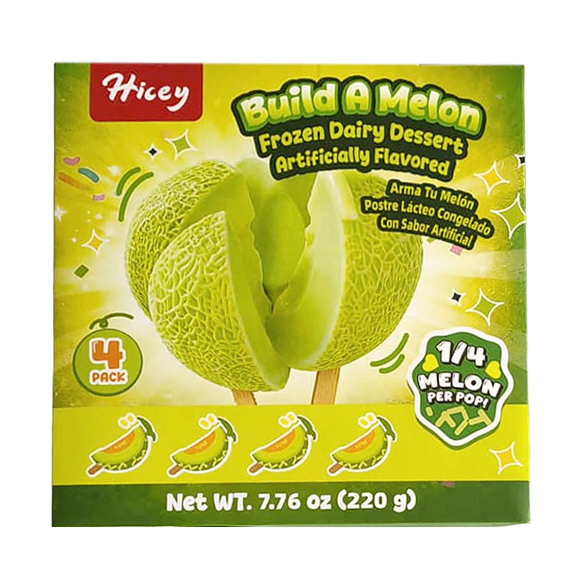 Hicey Build A Melon Frozen Dairy Dessert