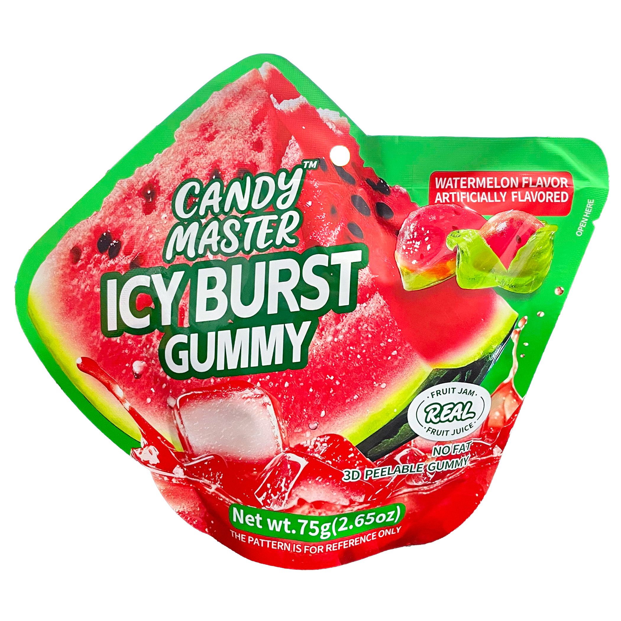 Candy Master Icy Burst Gummy Watermelon -3D 75 g x 24bgs