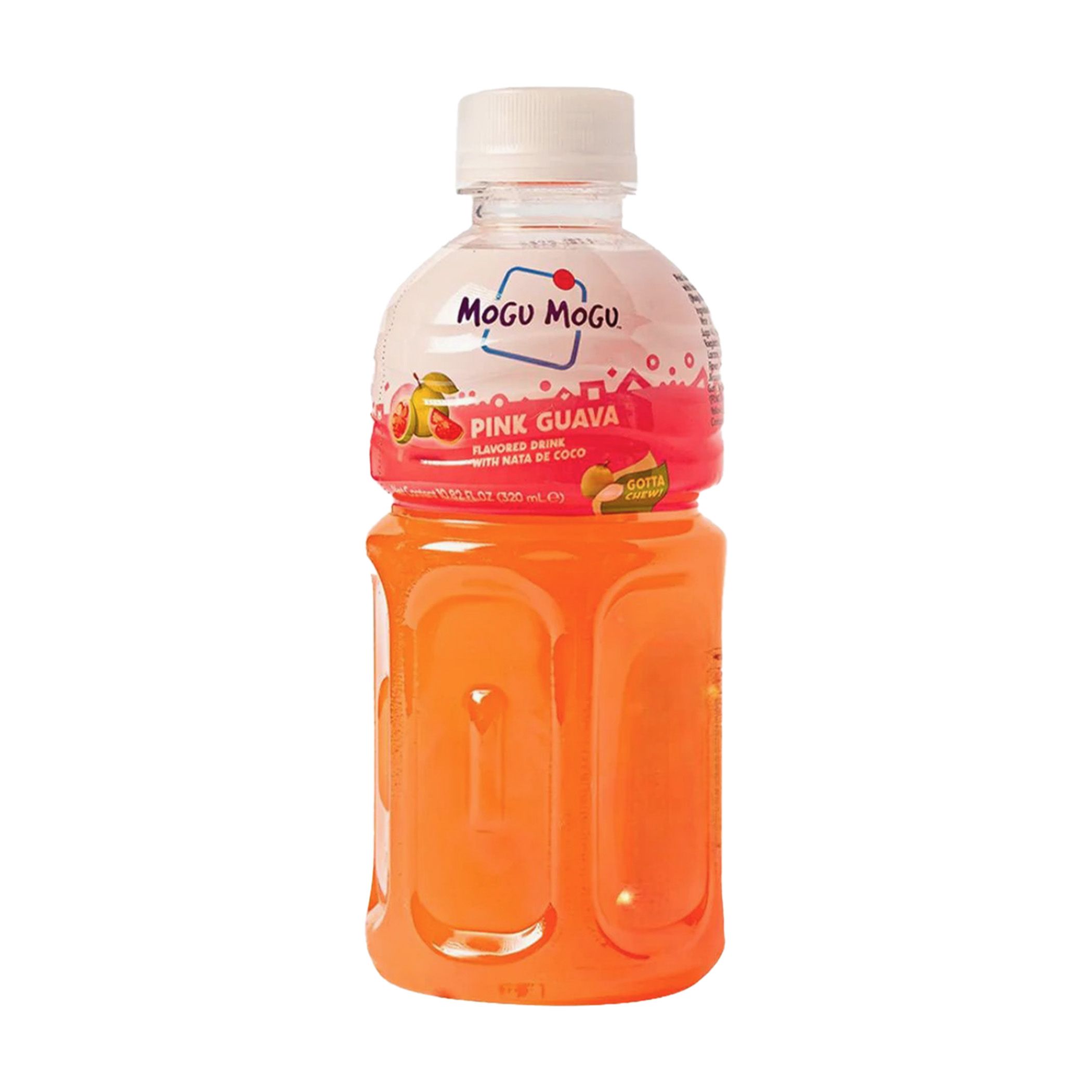 MoGu Mogu Pink Guava Flavored Drink with Nata de Coco 24 X 320 ml
